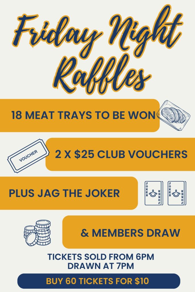 Friday night raffles